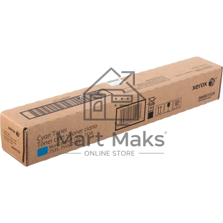 Картридж лазерный Xerox 006R01520 голубой для Xerox WC7545/7556 (15000стр.)