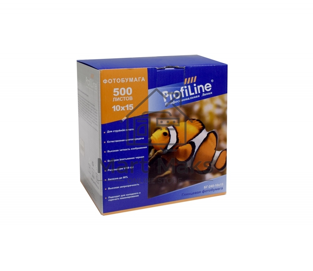 БГ-240-10x15-500 Фотобумага глянцевая 240г/м2, 10x15, 500л, 2880 dpi