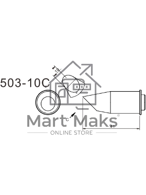 Жало для паяльника Quick Quick 503-10C