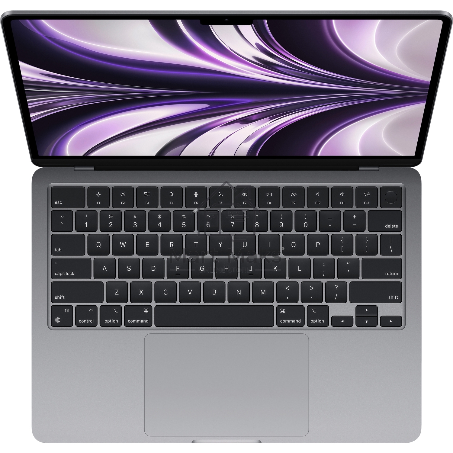 Ноутбук Apple 13-inch MacBook Air: Apple M2 with 8-core CPU, 10-core GPU/16Gb/512GB SSD - Space Gray/RU