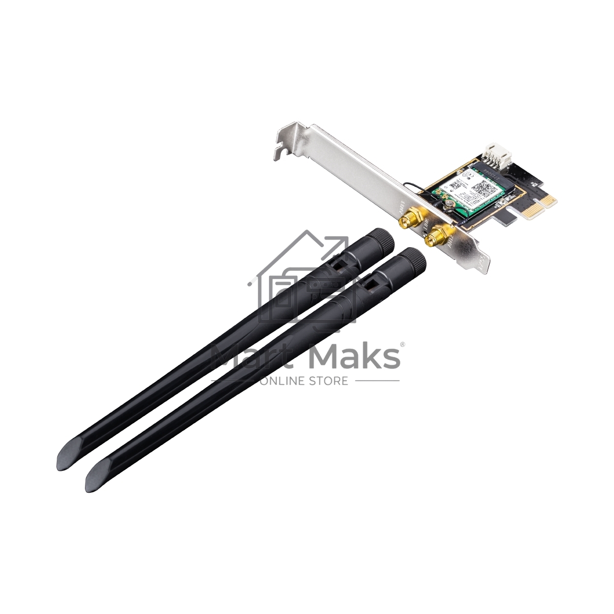 Сетевой адаптер Wi-Fi + Bluetooth Cudy WE3000 AX3000 PCI Express (ант.внеш.съем) 2ант.