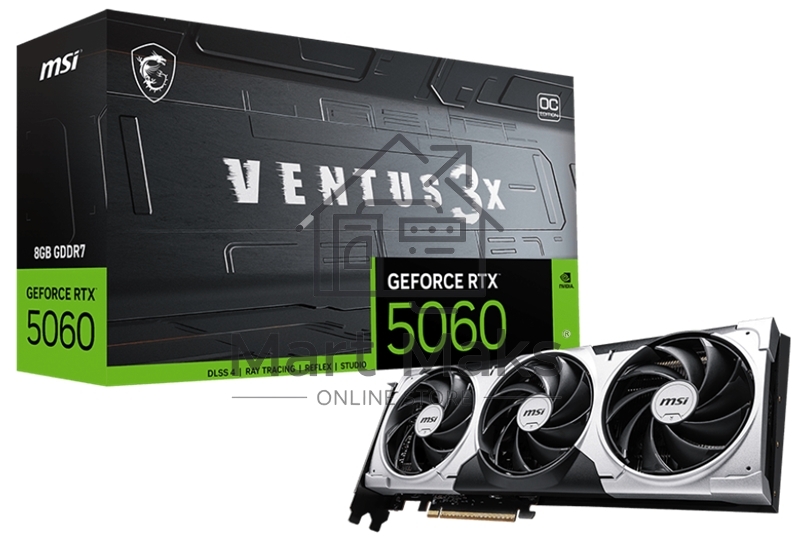 Видеокарта MSI GeForce RTX 5060 8G VENTUS 3X OC