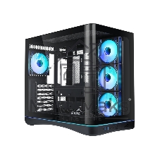 Корпус SAMA V62S, Midi-Tower, чёрный, 4 x 120 мм