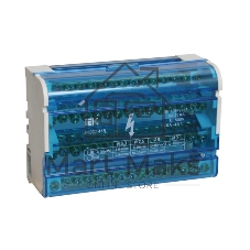 Шины на DIN-рейку в корпусе (кросс-модуль) IEK YND10-4-15-125 ШНК 4х15 3L+PEN