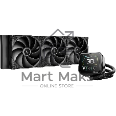 Система водяного охлаждения Deepcool Spartacus 420 ARGB Soc-AM5/AM4/1200/1700/1851 черный 4-pin 32.89dB Al LCD 2647gr Ret (R-SPT420-BKDSMP-G-1)