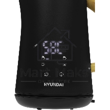 Капучинатор Hyundai HMF-P900 500мл черный/коричневый