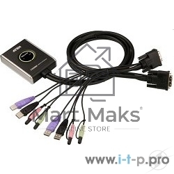 Переключатель ATEN CS682(-AT) 2-х-портовый USB 2.0 DVI KVM KVM-переключатель