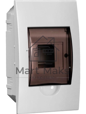 Бокс ЩРВ-П-4 мод. встраив. пластик IP41 GENERICA IEK MKP12-V-04-41-G