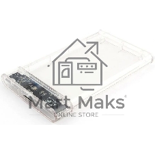 Внешний корпус для HDD/SSD AgeStar 3UB2P4C SATA III пластик прозрачный 2.5