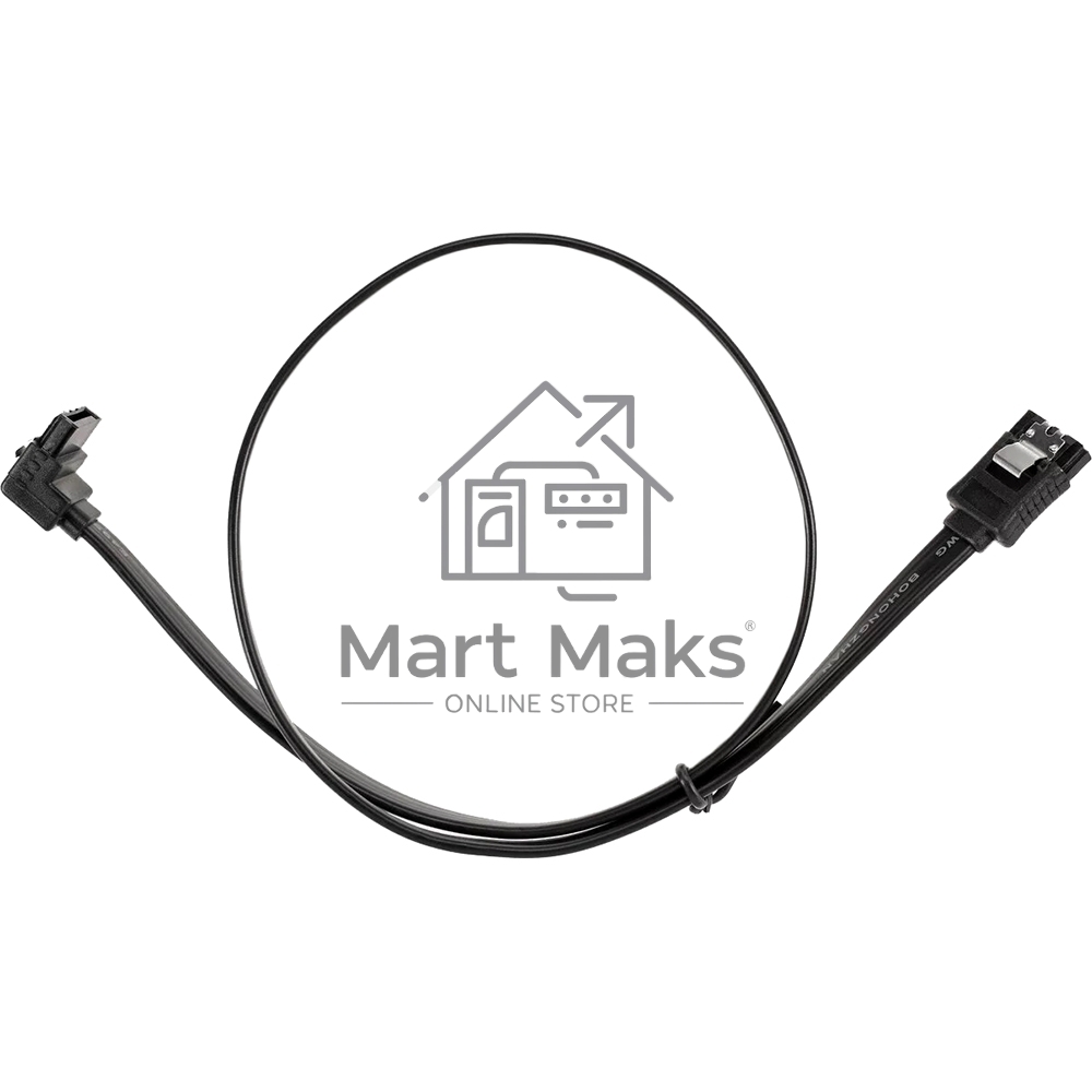 Кабель SATA M --SATA M 3.0V 7 pin угловой разъем Telecom 0.5m <TUS705-0.5M>