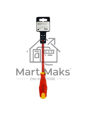 Отвертка диэлектрическая SL6,5 х 150 мм, до 1000 В, двухкомпонентная рукоятка Сибртех