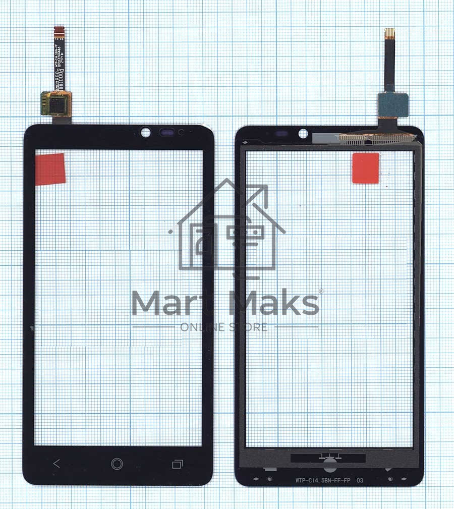 Сенсорное стекло (тачскрин) для Acer WTP-C14-5BN-FF, черное