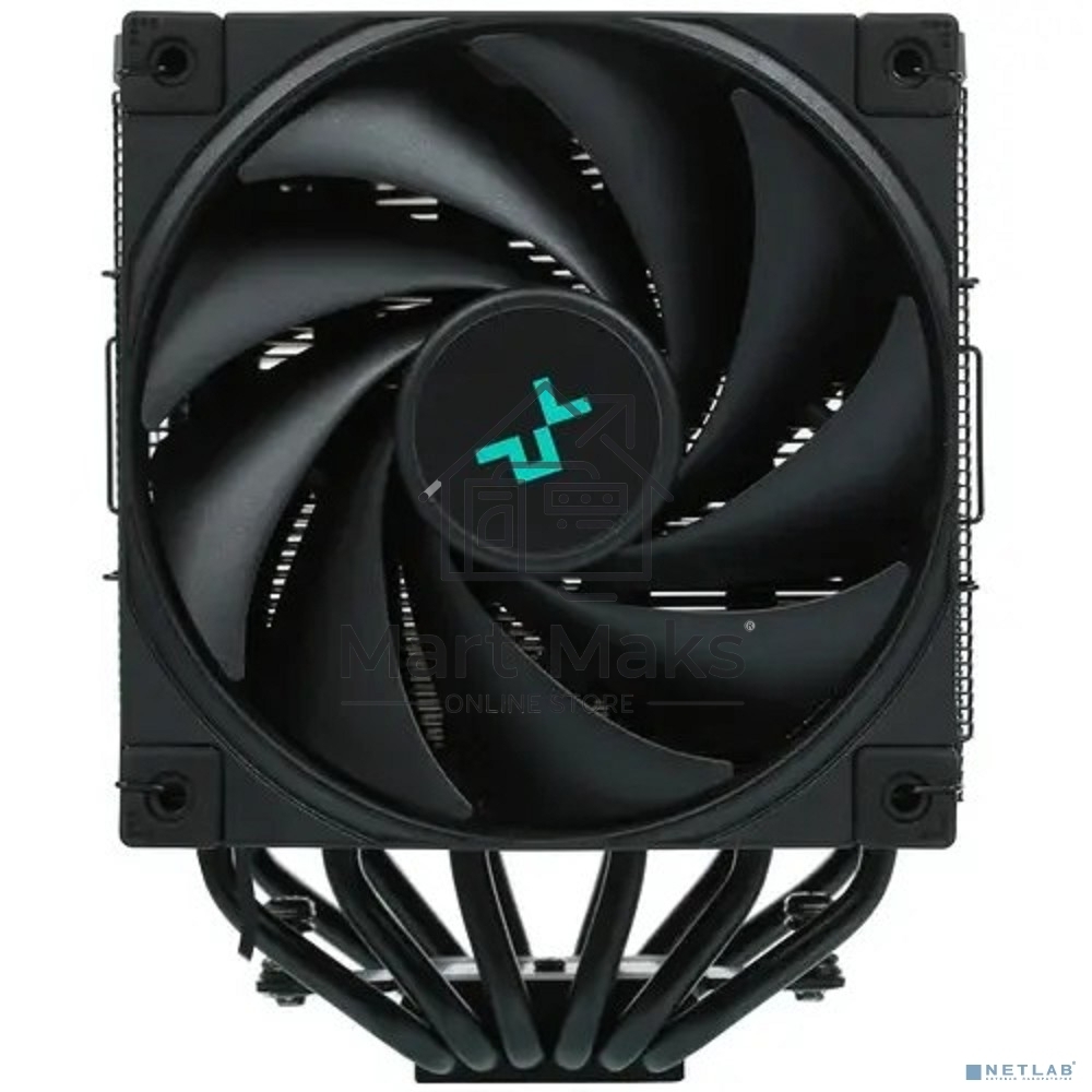 Кулер для процессора DEEPCOOL AK620 ZERO DARK черный, 120 мм, алюминий/медь, 1850 об/мин, 28 дБ, 4 pin, 260 Вт, 160 мм