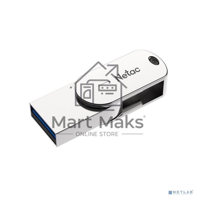 Флешка USB R/W R/W Netac U785 16Gb <NT03U785C-016G-30PN>, USB3.0+TypeC, металлическая