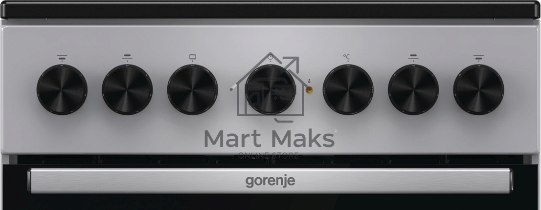 Плита электрическая Gorenje GEC5B41SG серый, конфорок 4 шт, духовка 62 л, 50 см x 85 см x 59.4 см