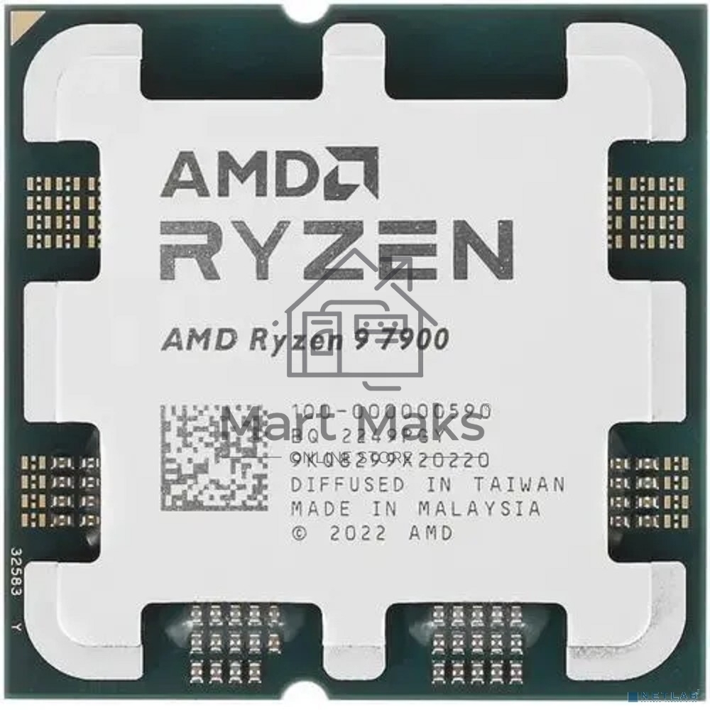 Процессор AMD Ryzen 9 7900 Soc-AM5 3.7GHz OEM