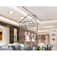 Светильник Ambrella light TN51815 GD золото GX53 max 15W D105*36