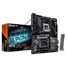 Материнская плата Gigabyte X870E EAGLE WIFI7, AM5, AMD X870E, 4xDDR5, 4xSATA, 4xM.2, 1xPCIe 5.0 x16, 1xPCIe 4.0 x16, 1xPCIe 3.0 x16, 1xHDMI, 1x5Gb LAN, Wi-Fi 7, Bluetooth 5.4, 2xUSB-C 40Gbps (USB4), 2xUSB-A 10Gbps, 4xUSB-A 5Gbps, 2xUSB-A 2.0, 3x3.5 мм + S/PDIF оптический, 7.1, чёрный, ATX