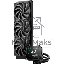 Система водяного охлаждения Deepcool Spartacus 420 ARGB Soc-AM5/AM4/1200/1700/1851 черный 4-pin 32.89dB Al LCD 2647gr Ret (R-SPT420-BKDSMP-G-1)
