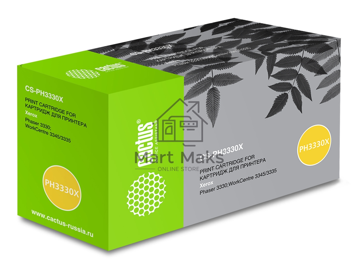 Картридж лазерный Cactus CS-PH3330X (106R03623) черный (15000 стр.) для Xerox Phaser 3330/WC3335