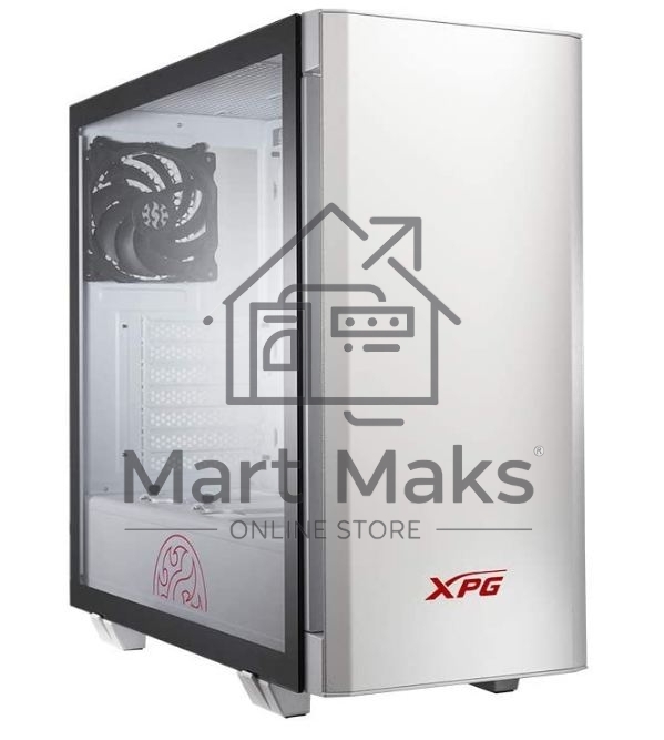 Компьютерный корпус XPG INVADER-WHITECOLOR BOXWORLDWIDE (ATX, подсветка ARGB, 2 вентилятора 120мм, стеклянная боковая панель,белый)