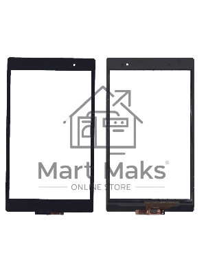 Сенсорное стекло (тачскрин) для Sony Xperia Tablet Z3 Compact, черное