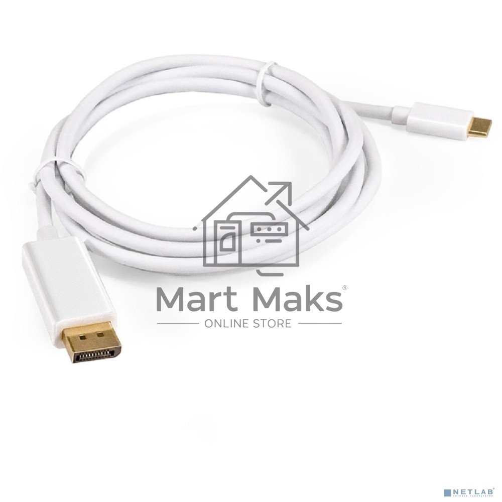Кабель-адаптер Type C-DP ExeGate EX-CM-DP20M-1.0 (USB Type C/20M, 1,0м)