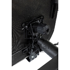 Кресло руководителя Бюрократ T-9950MSG-F Fabric серый Light-19, крестов. пластик, подст. для ног