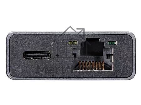 Адаптер VCOM CU459 Type-Cm --> RJ-45+2USB3.0(f) + PD100 Вт Alum Shell VCOM <CU459>