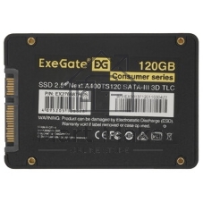 Накопитель SSD ExeGate Next A400TS120, 120Gb, 2.5