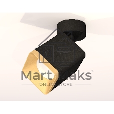 Светильник Ambrella Light XM7813004 SBK/SGD черный песок/золото песок MR16 GU5.3 (A2210, C7813, N7704)
