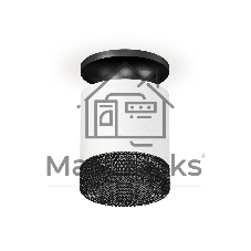 Светильник Ambrella Light XS7401084 SWH/PBK/BK белый песок/черный полированный/тонированный MR16 GU5.3 (N7926, C7401, N7192)