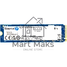 Накопитель SSD Kingston NV3, 1Tb, M.2 2280, NVMe, PCIe 4.0, R/W 6000/4000