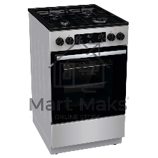 Плита комбинированная Gorenje GK5C60SJ серый, конфорок 4 газовых, духовка 62 л, 50 см x 85 см x 59.4 см