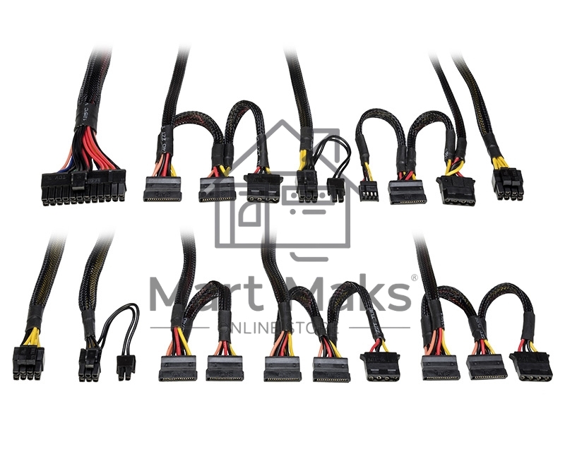 Серверный блок питания 600W Exegate <RM-600ADS> APFC,2х8cm fan, 20+4pin/(4+4)pin, 2xPCI-E, 9xSATA