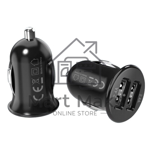 Автомобильное зарядное устройство ACD ACD-C242-X1B черный 24Вт, 2xUSB, 5В, 4.8А RTL