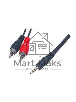 Кабель аудио Gembird Jack3.5 / 2xRCA, 1.5м