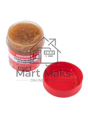 Флюс для пайки Rexant, паяльный жир АКТИВНЫЙ, 20 мл, банка