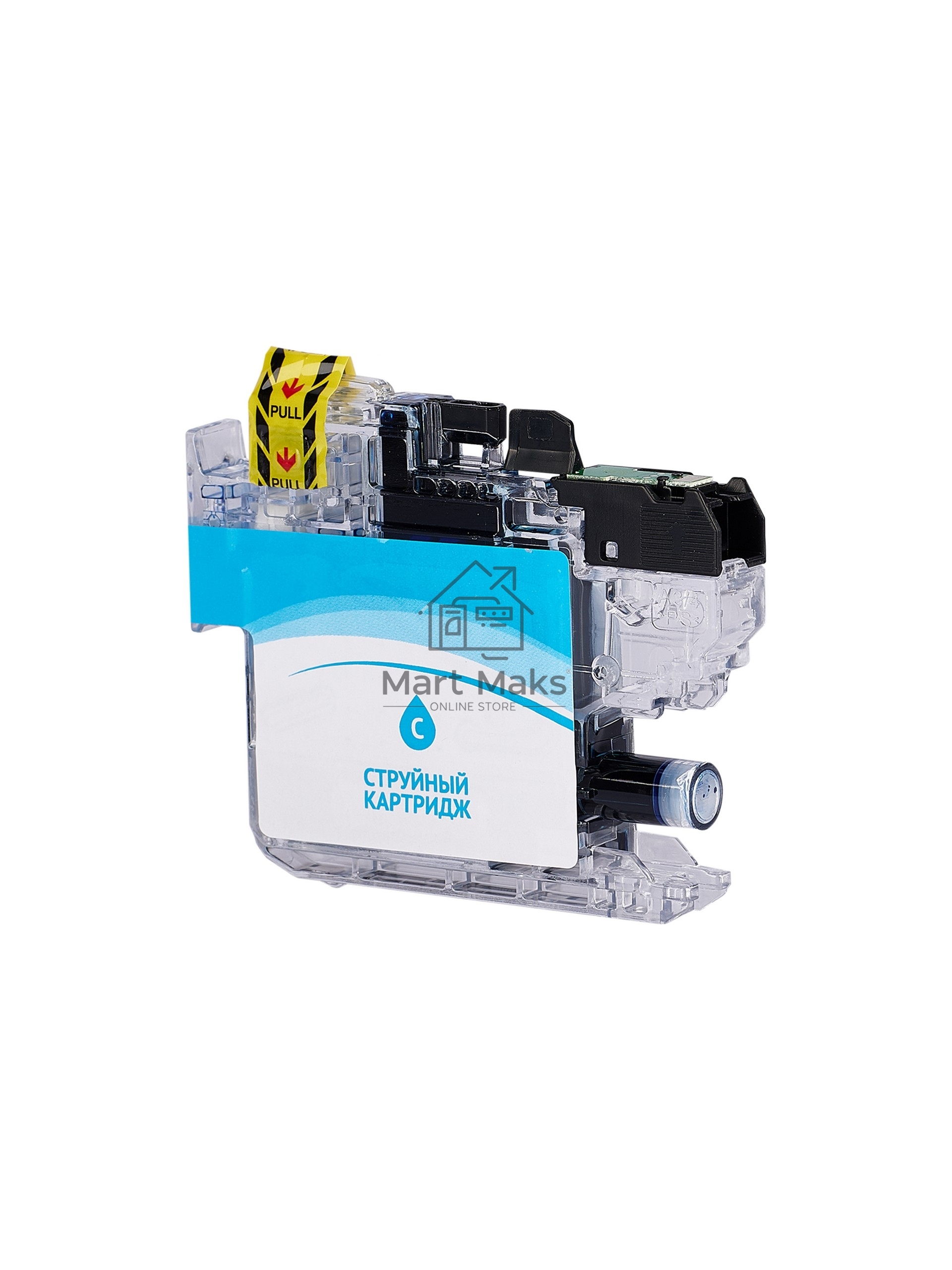 Картридж струйный Sakura LC3617C для Brother, голубой, 10 мл., 550 к.