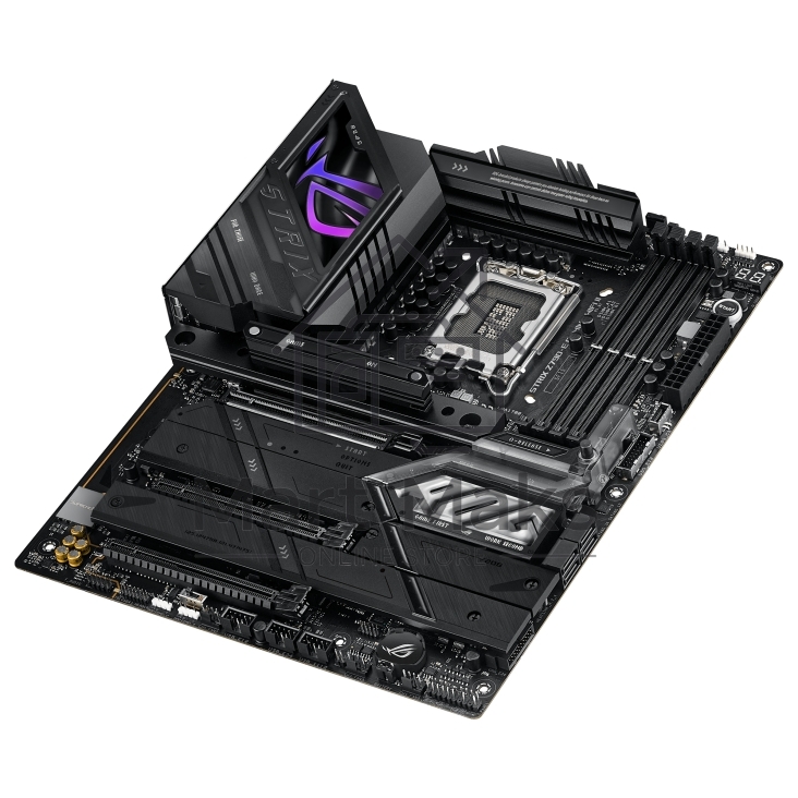 Материнская плата ASUS ROG STRIX Z790-E GAMING WIFI II, LGA 1700, Intel Z790, 4xDDR5, 4xSATA, 5xM.2, 1xPCIe 5.0 x16, 2xPCIe 4.0 x16, 2.5Gb LAN, 1xUSB-A 3.2 Gen 2, 2xUSB-A 3.2 Gen 2x2, 1xHDMI, 1xDP, 3x3.5 мм, 7.1, ATX
