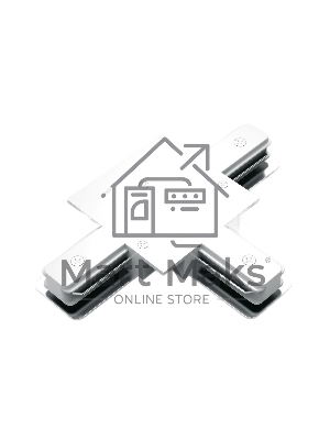 Коннектор для встраиваемых трековых шинопроводов Gauss (T) белый