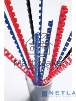 Пружины для переплета пластиковые Fellowes d=14мм 81-100лист A4 белый (100шт) CRC-53466 (FS-53466)