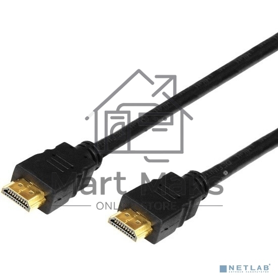 Кабель аудио-видео Cactus CS-HDMI.1.4-1.5 HDMI (m)/HDMI (m) 1.5м. Позолоченные контакты черный