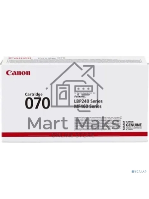 Картридж лазерный Canon CRG 070 BK черный (3000 стр) для Canon MF240/460 series