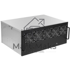 Корпус для майнинга ExeGate EX270772RUS Pro 13-430 (без БП, 2хUSB, 5хfan 120мм, места под: 13 видеокарт, 2 БП)