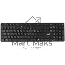 Комплект клавиатура+мышь Genius KM-8216S беспроводной, Bluetooth, 1000 DPI, чёрный