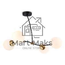 Светитльник Ambrella Light TR2544/4 BK/SB черный/бронза E27/4 max 60W 700*450*450