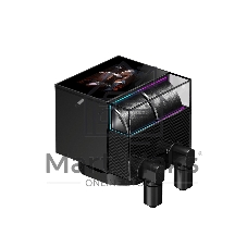 Система охлаждения Water Cooling System PCCooler DS360 Display BK (310W, 360мм, LED, Black, ARGb Pump/Fans: 3x120мм, 90.56CFM, 39.8dBA, 2500RPM/Pump height 65мм, 15dBA, 2600RPM, Rad thickness 27мм/S: 1851, 1700, 1200, 115X, AM5, AM4)