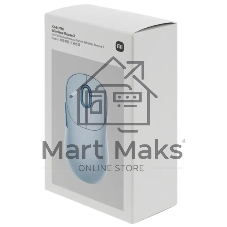 Мышь беспроводная Xiaomi Wireless Mouse 3 синий, 1200 dpi, радиоканал, Bluetooth, USB, кнопки - 5