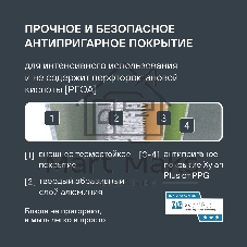 Сковорода Rondell Trumpf RDA-1342 круглая 24 см покрытие: Xylan Plus ручка несъемная (без крышки) черный